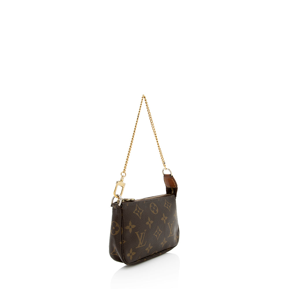 Louis Vuitton Monogram Canvas Mini Pochette Accessoires (SHF-18315)