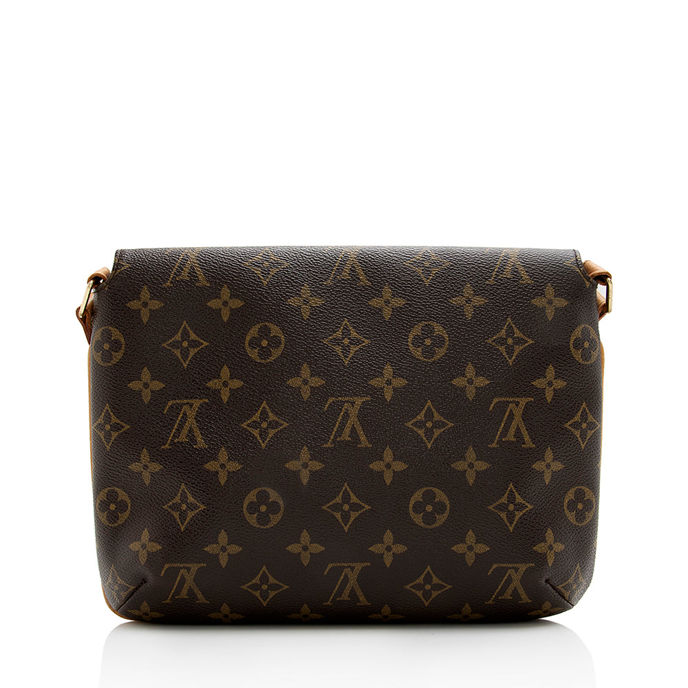 Louis Vuitton Monogram Canvas Musette Tango Shoulder Bag (SHF-17822)