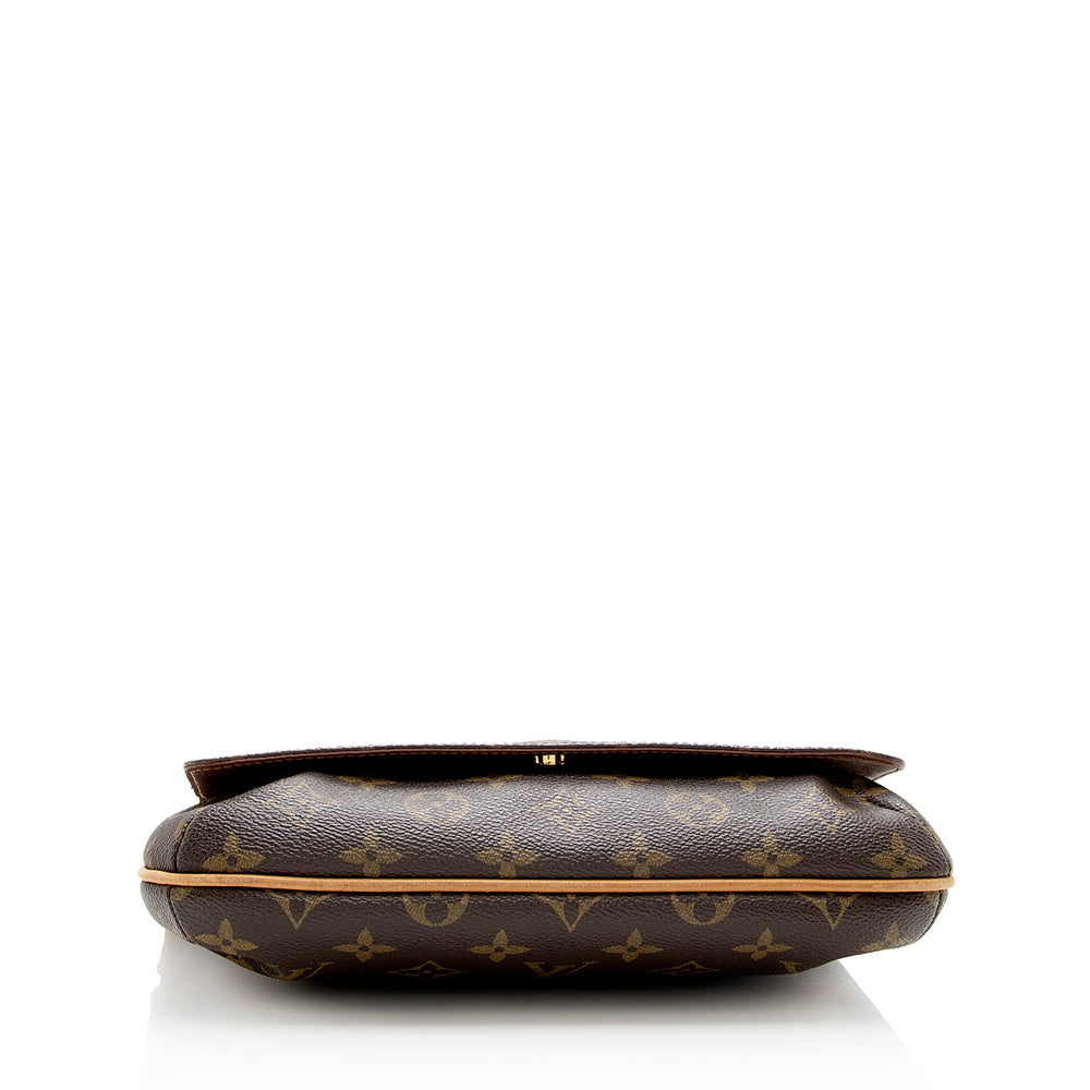 Louis Vuitton Monogram Canvas Musette Tango Shoulder Bag (SHF-17822)
