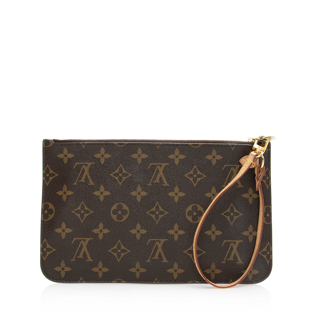Louis Vuitton Monogram Canvas Neverfull MM Pochette (SHF-19518)