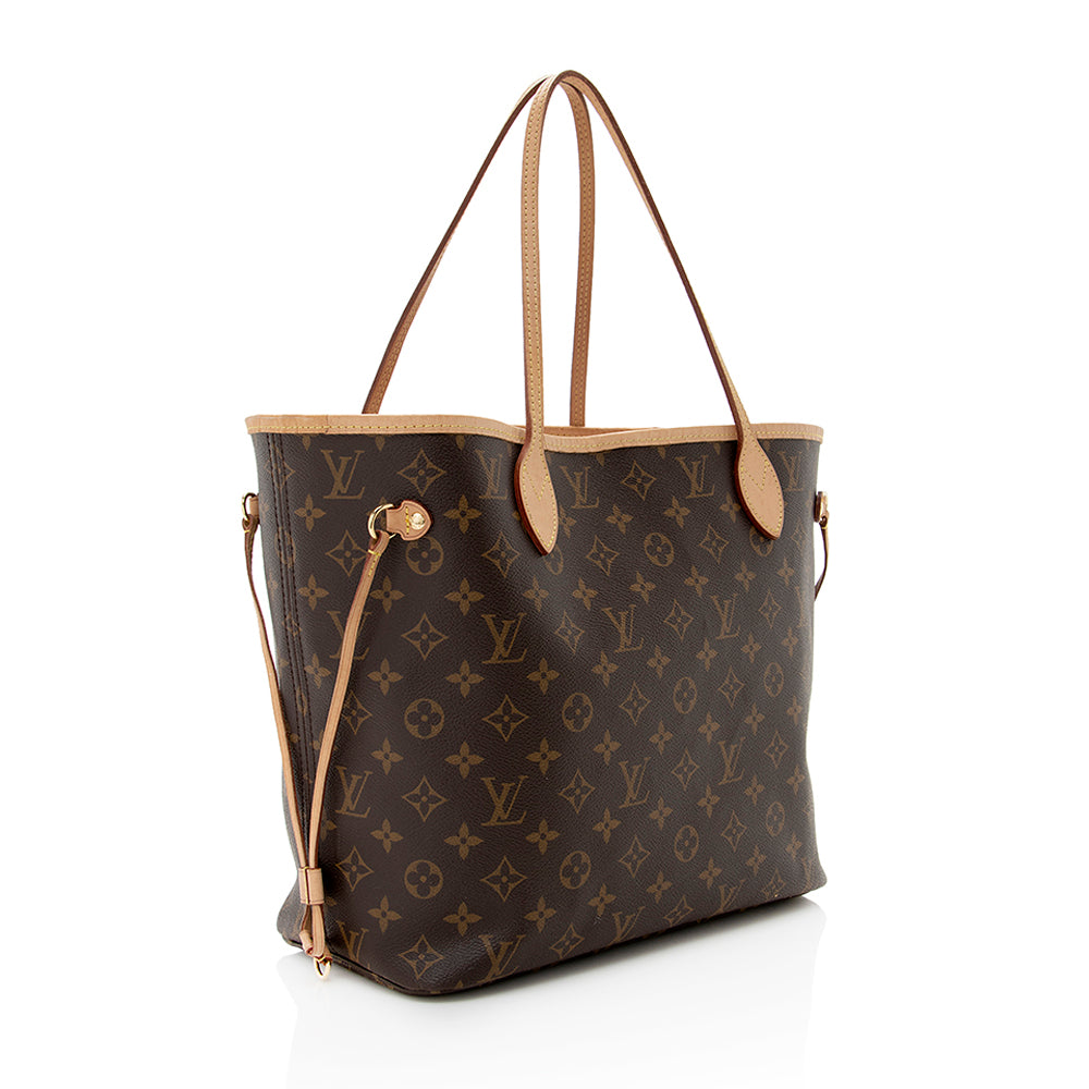 Louis Vuitton Monogram Canvas Neverfull MM Tote (SHF-19030)