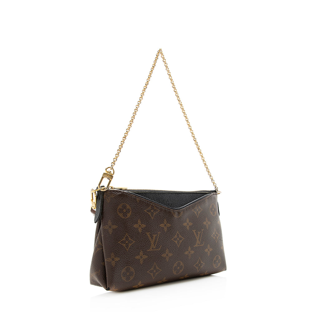 Louis Vuitton Monogram Canvas Pallas Clutch - FINAL SALE (SHF-20535)