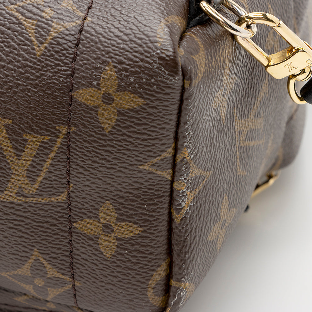 Louis Vuitton Monogram Canvas Palm Springs Mini Backpack - FINAL SALE (SHF-19831)
