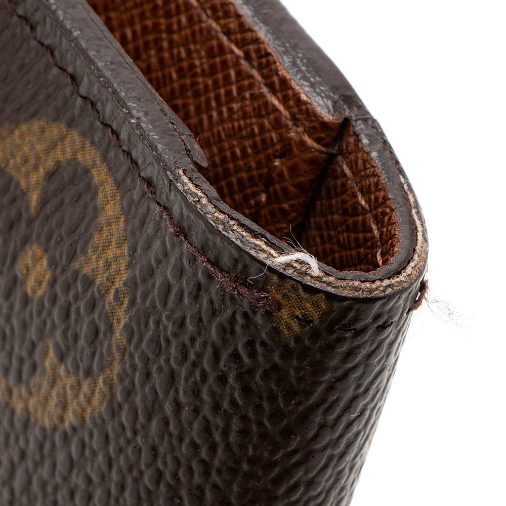 Louis Vuitton Monogram Canvas Passport Wallet (SHF-18693)