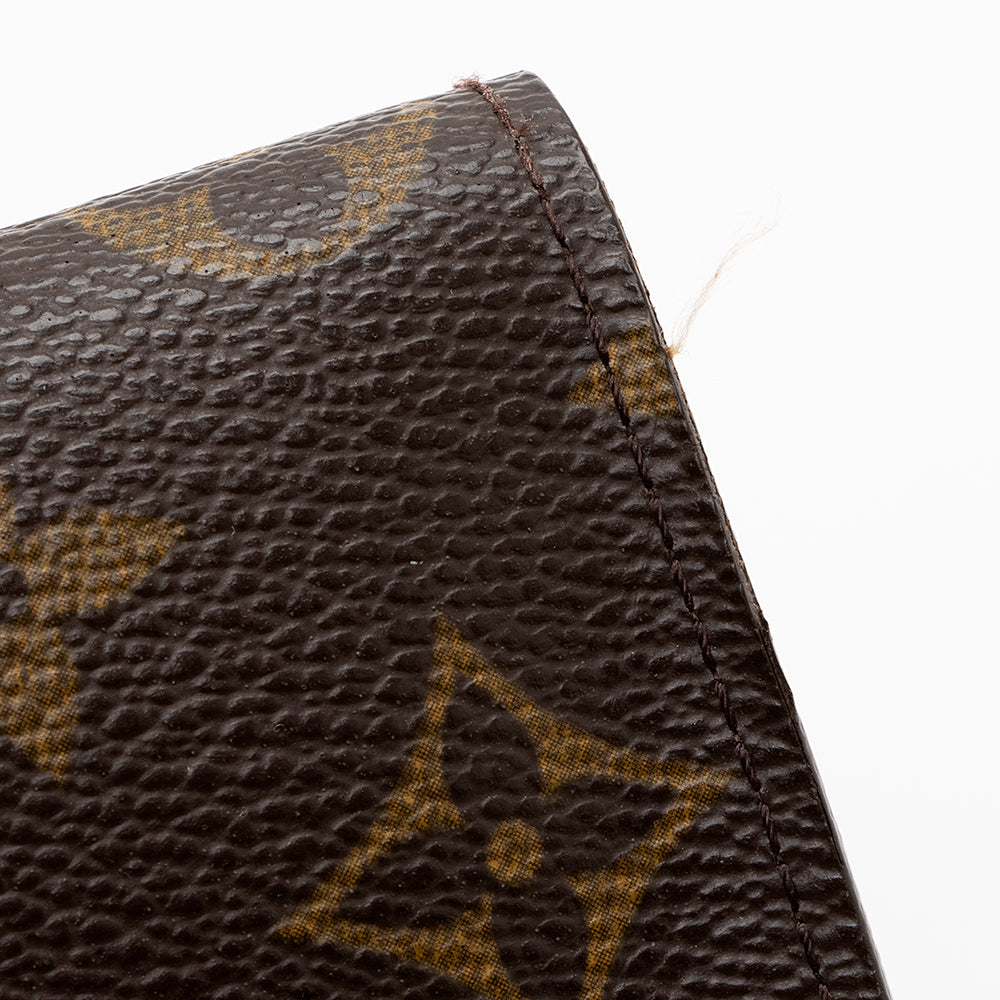 Louis Vuitton Monogram Canvas Passport Wallet (SHF-18693)