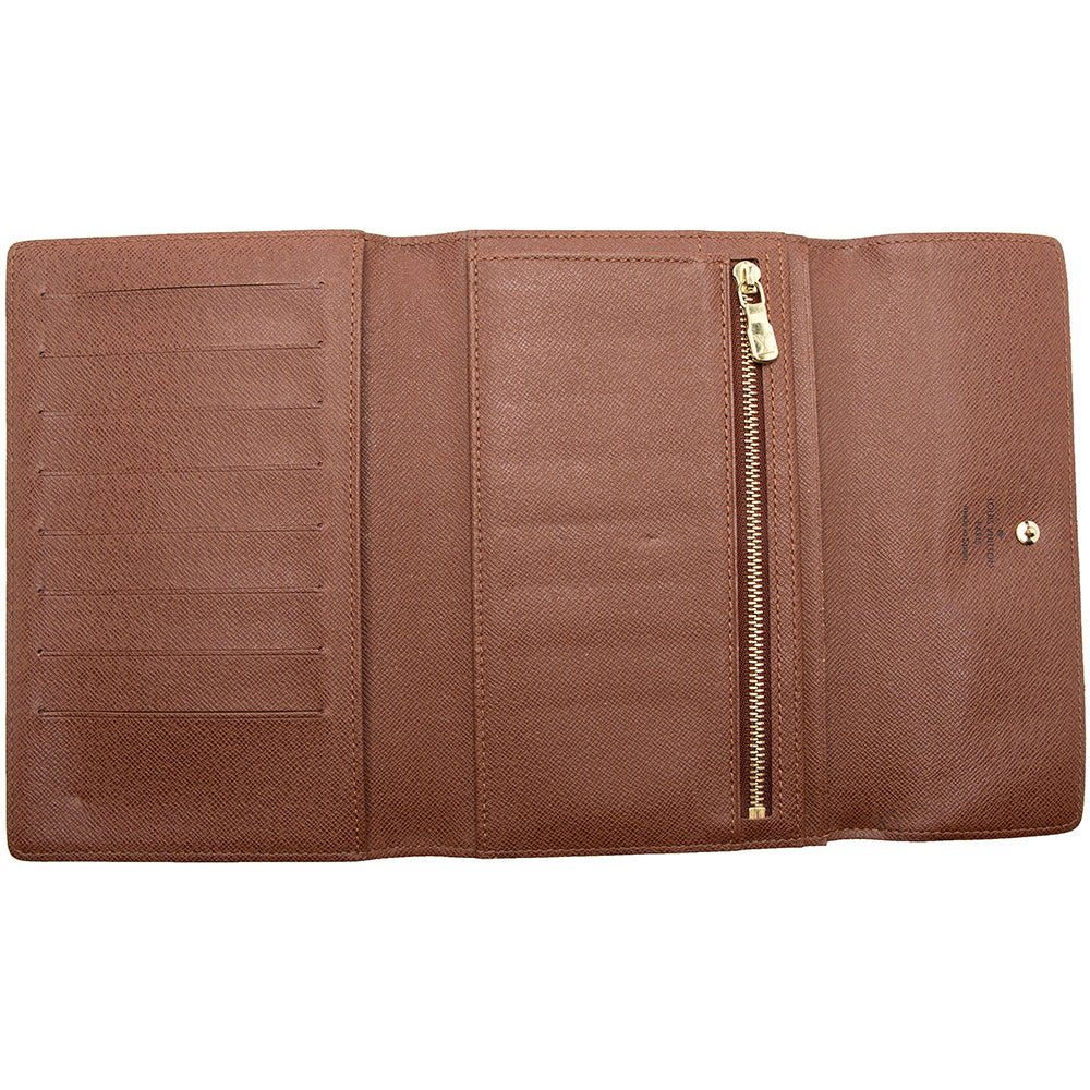 Louis Vuitton Monogram Canvas Passport Wallet (SHF-18693)