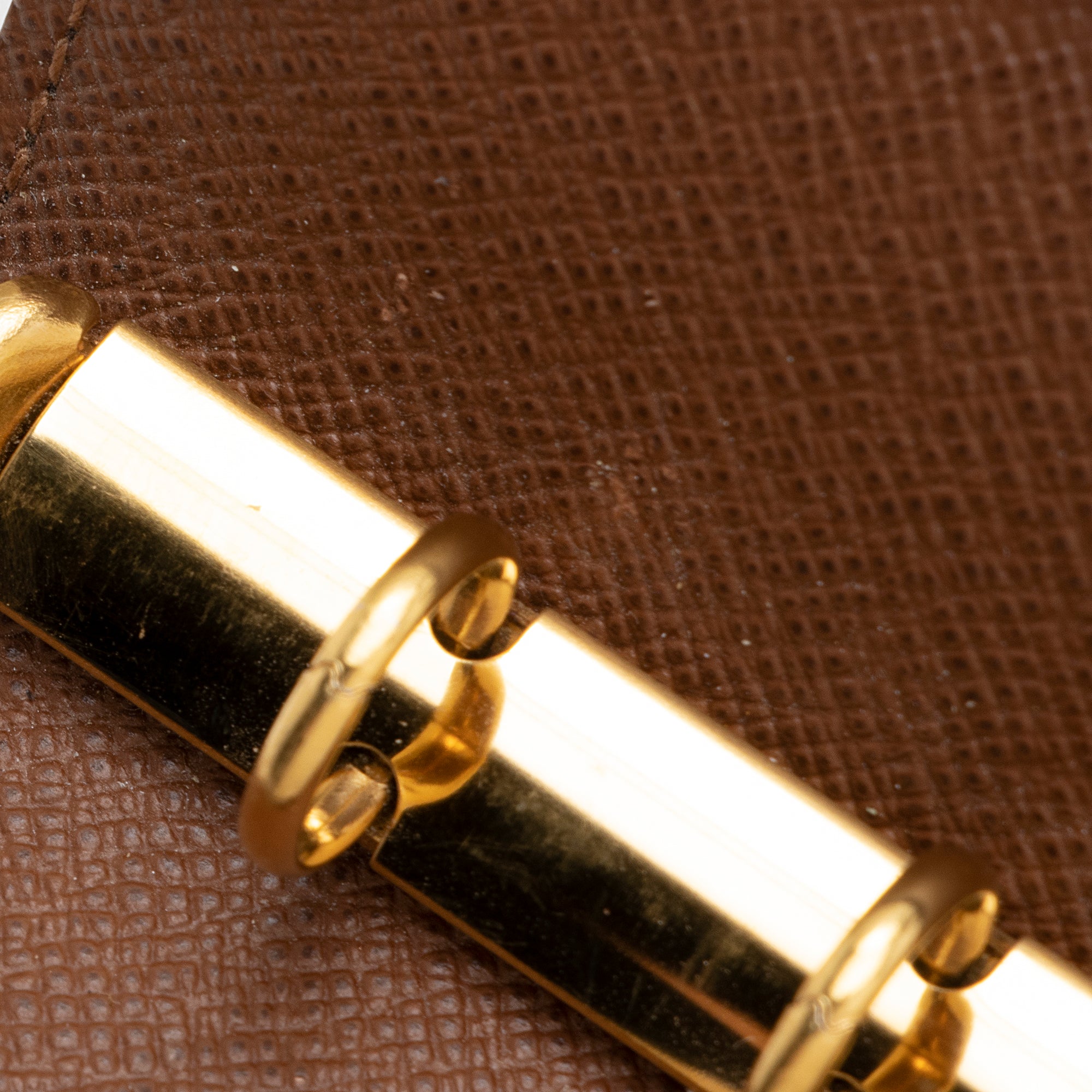 Louis Vuitton Monogram Canvas Small Ring Agenda Cover (SHF-22229)