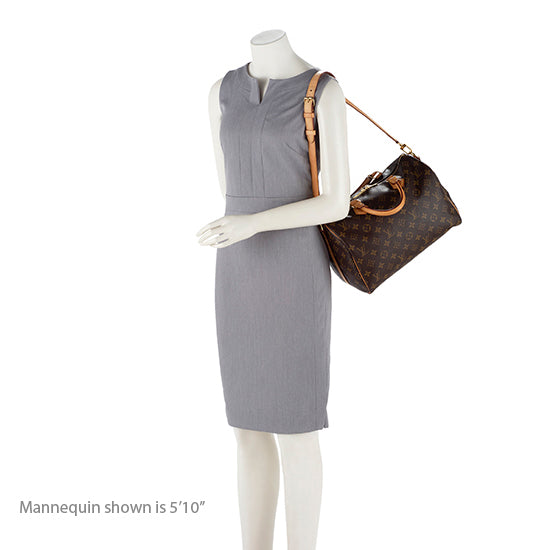 Louis Vuitton Monogram Canvas Speedy Bandouliere 35 Satchel (SHF-18557)