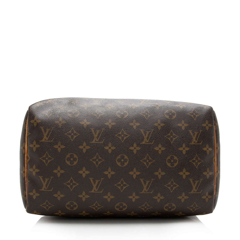 Louis Vuitton Monogram Canvas Speedy 30 Satchel - FINAL SALE (SHF-16606)