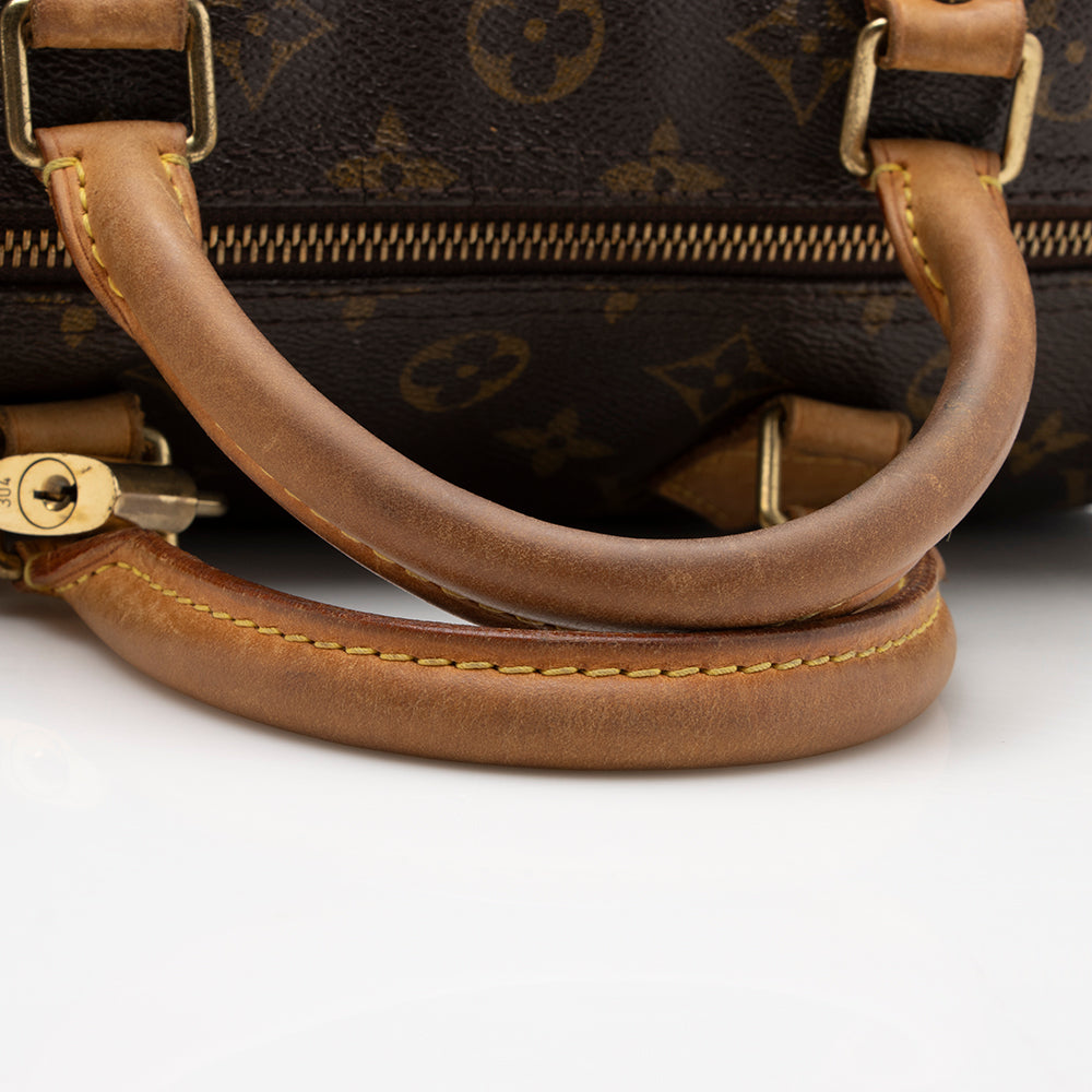 Louis Vuitton Monogram Canvas Speedy 30 Satchel - FINAL SALE (SHF-16606)