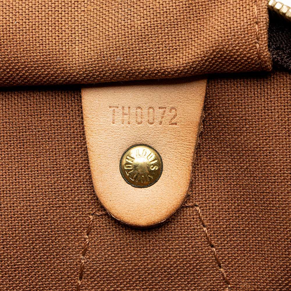 Louis Vuitton Vintage Monogram Canvas Speedy 30 Satchel (SHF-18250)