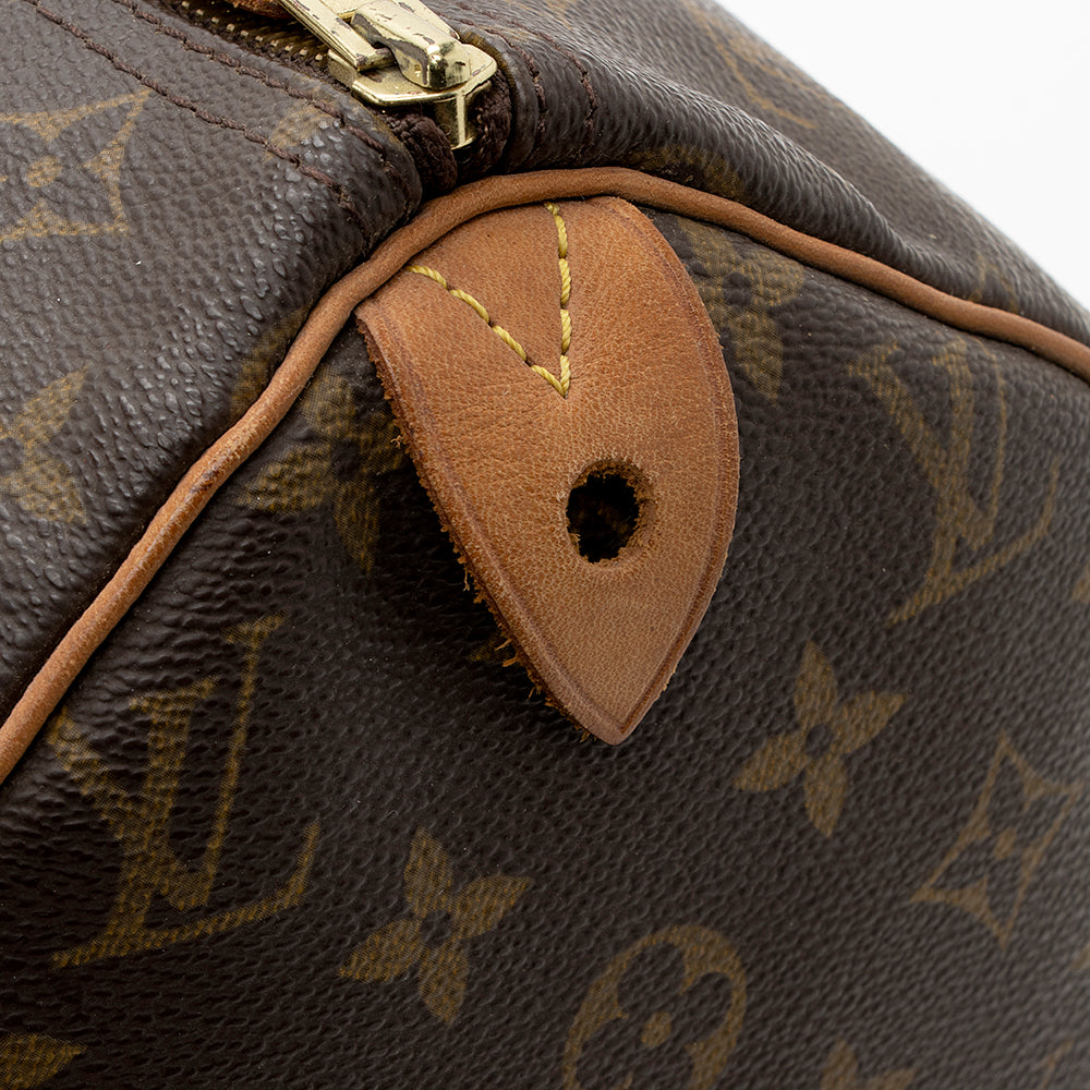 Louis Vuitton Vintage Monogram Canvas Speedy 30 Satchel (SHF-18250)