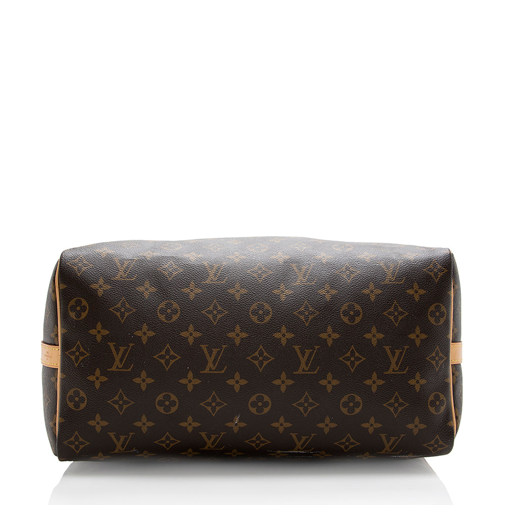 Louis Vuitton Monogram Canvas Speedy Bandouliere 35 Satchel (SHF-18557)