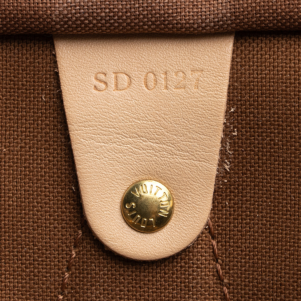 Louis Vuitton Monogram Canvas Speedy Bandouliere 35 Satchel (SHF-18557)