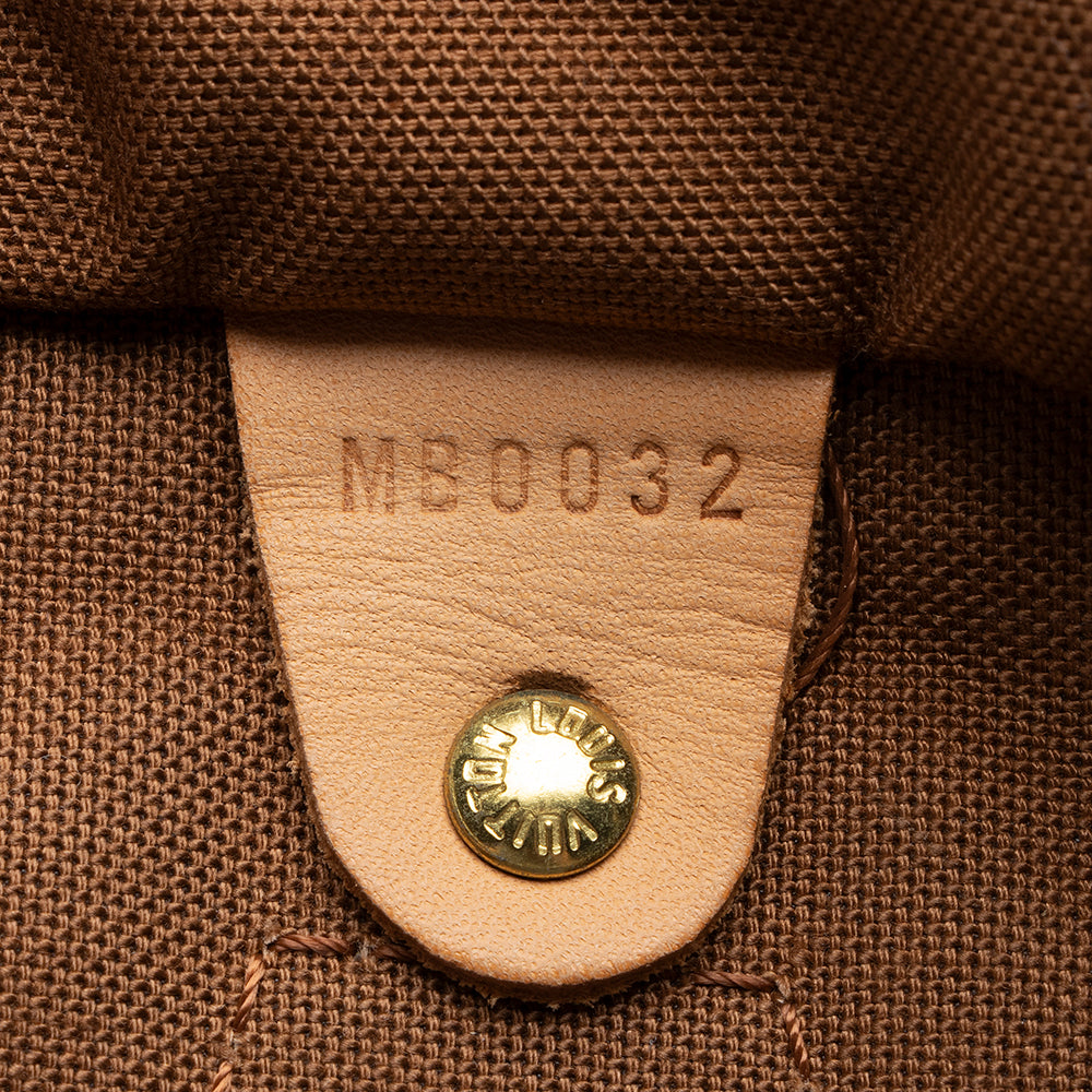Louis Vuitton Monogram Canvas Speedy 35 Satchel - FINAL SALE (SHF-16687)