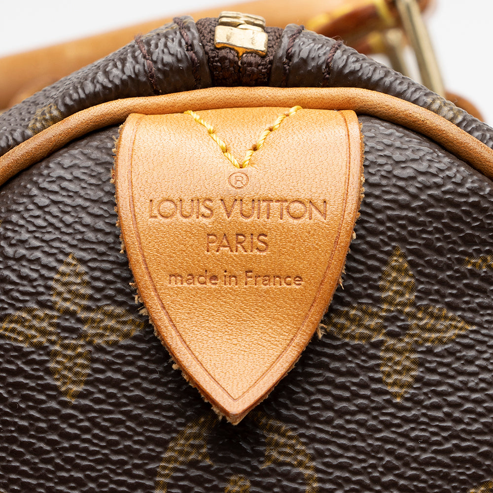 Louis Vuitton Monogram Canvas Speedy 35 Satchel - FINAL SALE (SHF-16687)