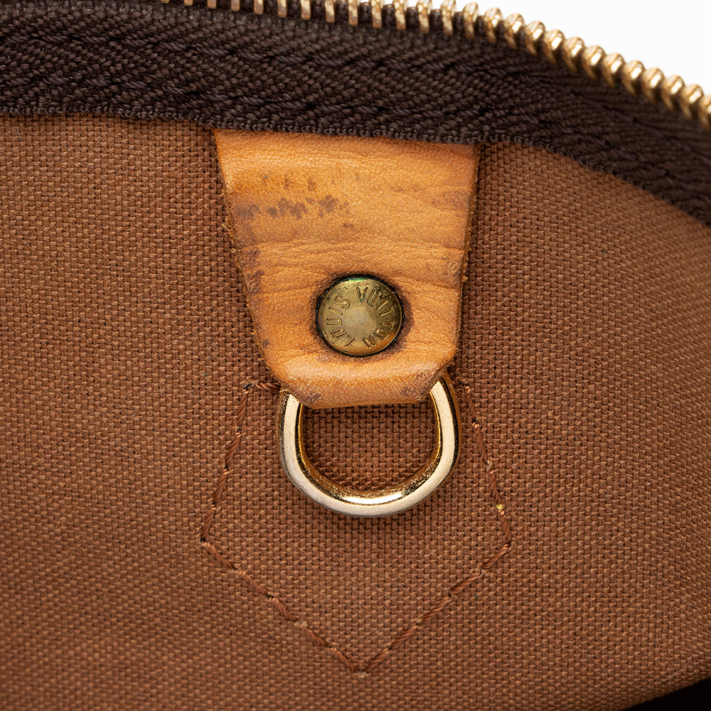 Louis Vuitton Monogram Canvas Speedy 35 Satchel (SHF-18359)