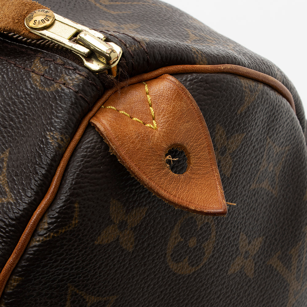 Louis Vuitton Monogram Canvas Speedy 35 Satchel (SHF-18359)