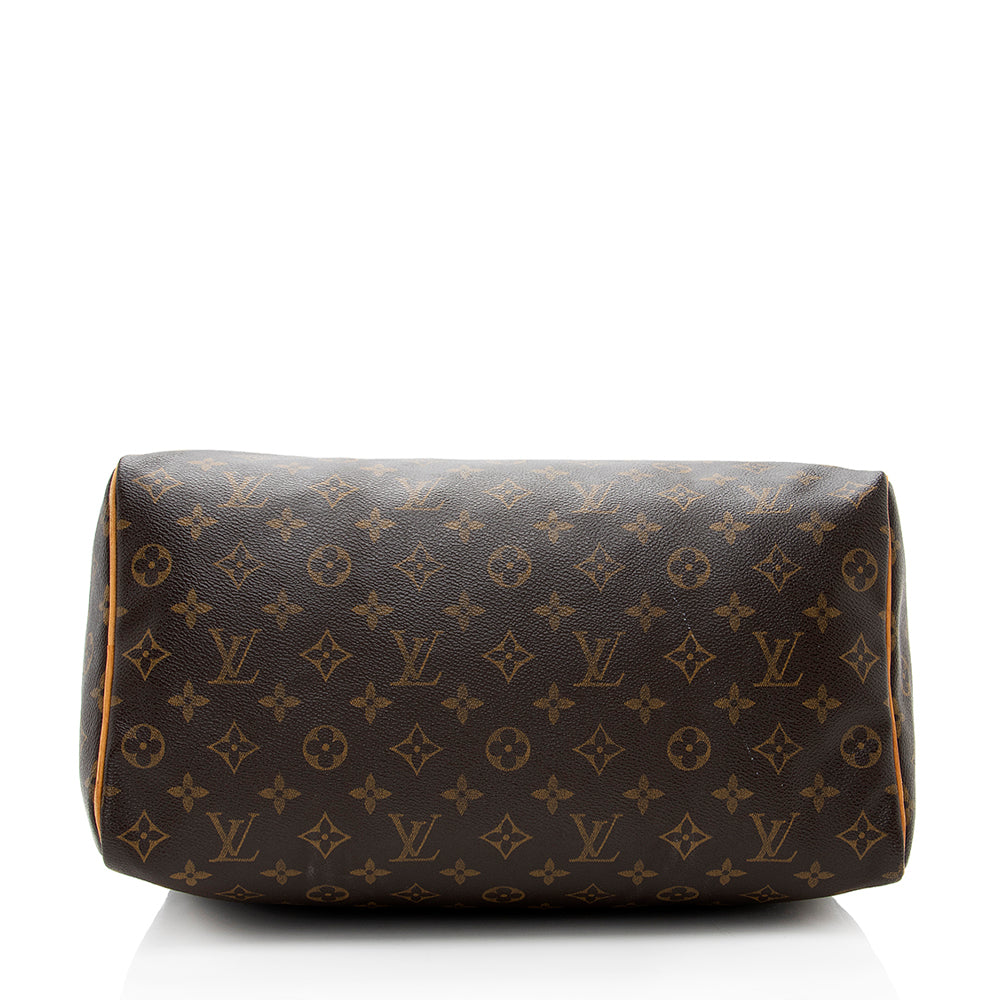 Louis Vuitton Monogram Canvas Speedy 35 Satchel (SHF-18362)