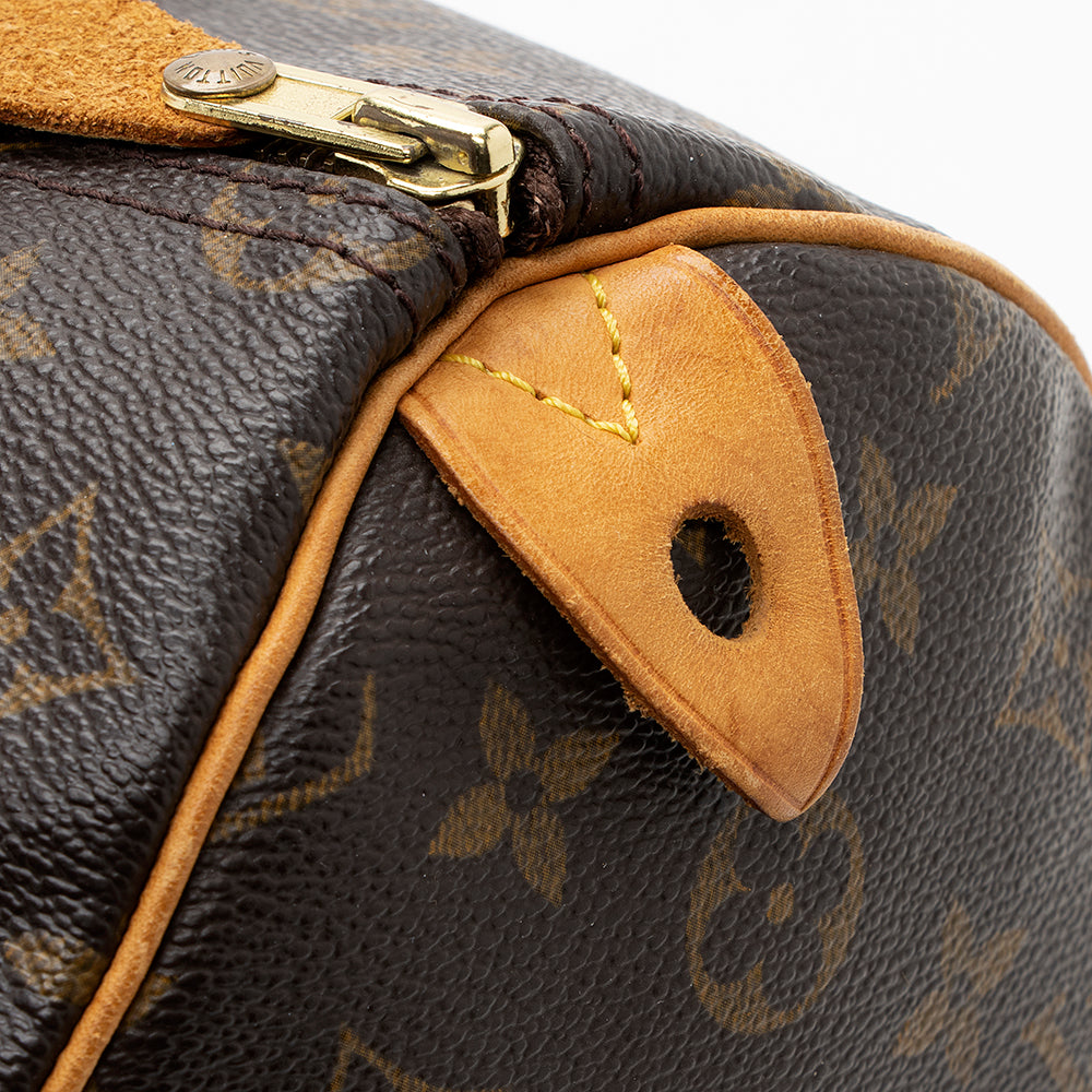Louis Vuitton Monogram Canvas Speedy 35 Satchel (SHF-18362)