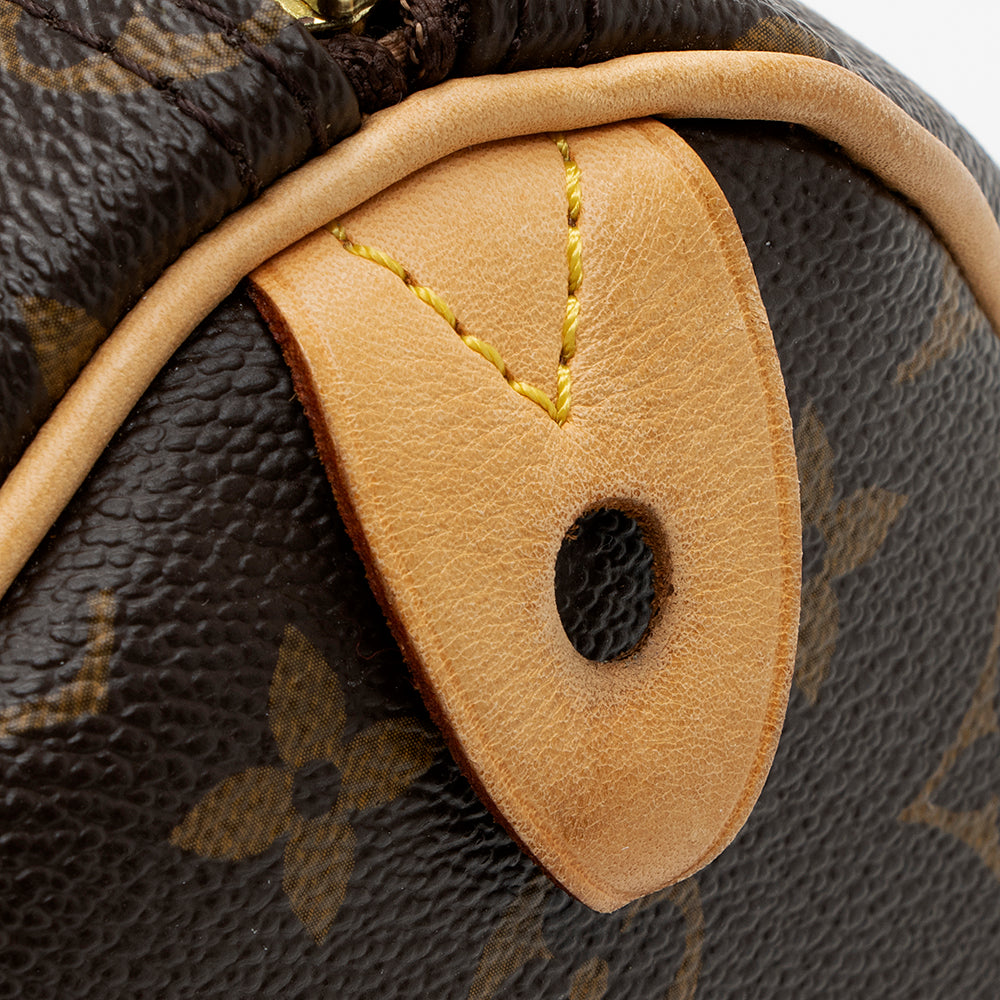 Louis Vuitton Monogram Canvas Speedy 35 Satchel (SHF-18324)