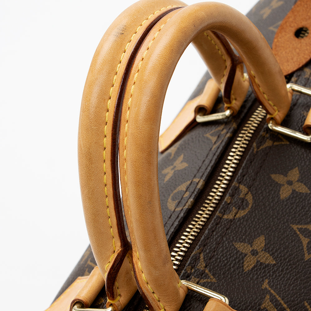 Louis Vuitton Monogram Canvas Speedy 35 Satchel (SHF-18324)