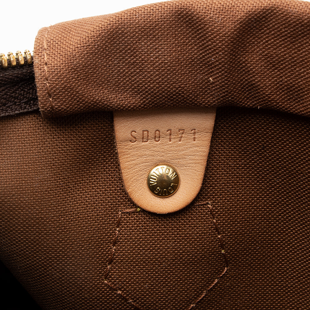 Louis Vuitton Monogram Canvas Speedy Bandouliere 30 Satchel (SHF-18685)