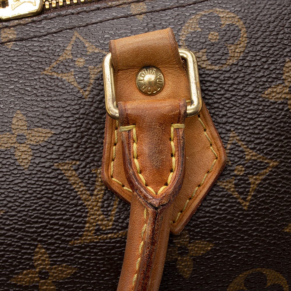 Louis Vuitton Monogram Canvas Speedy Bandouliere 30 Satchel (SHF-18685)