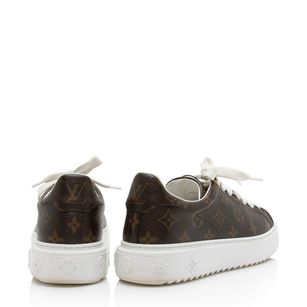 monogram louis vuitton time out sneakers