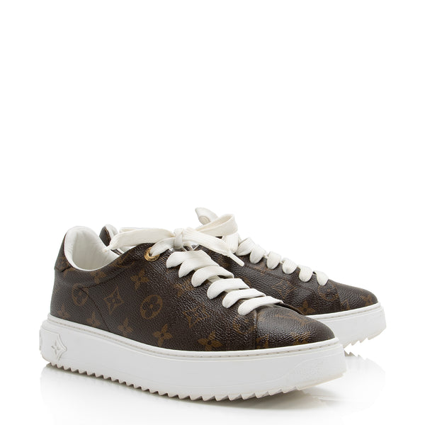 Louis Vuitton Calfskin Time Out Sneakers - Size 9 / 39 (SHF-1ytLxH) – LuxeDH