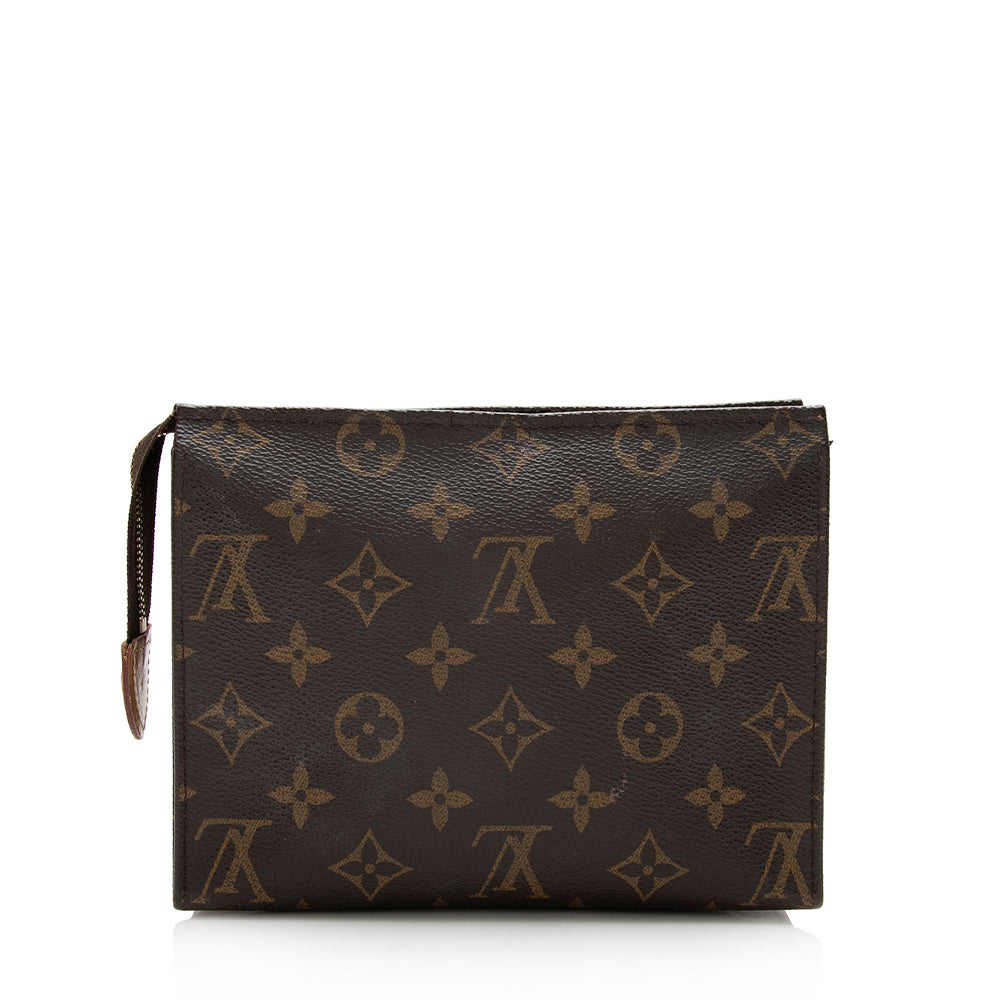 Louis Vuitton Monogram Canvas Toiletry Pouch 19 (SHF-14804)