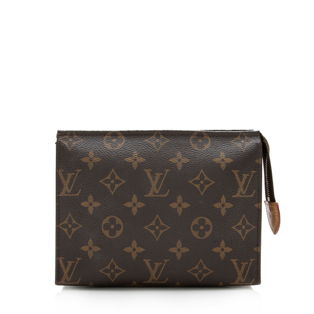 Louis Vuitton Monogram Canvas Toiletry Pouch 19 (SHF-14804)
