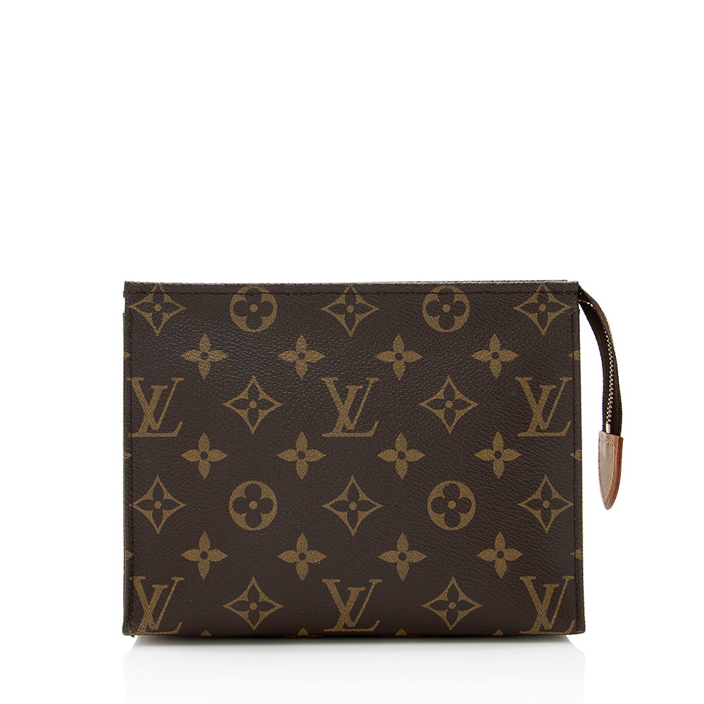 Louis Vuitton Monogram Canvas Toiletry Pouch 19 (SHF-21056)