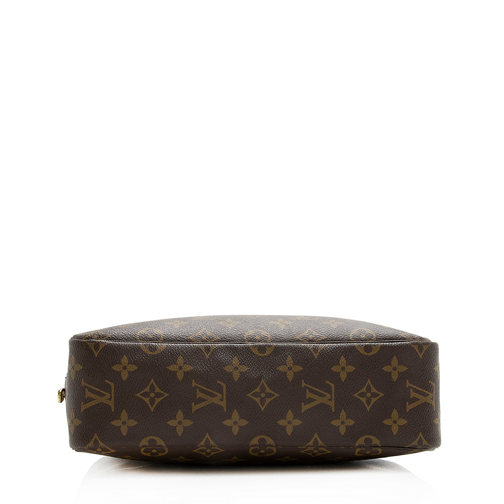 Louis Vuitton Vintage Monogram Canvas Trousse Toiletry Pouch 28 (SHF-20353)