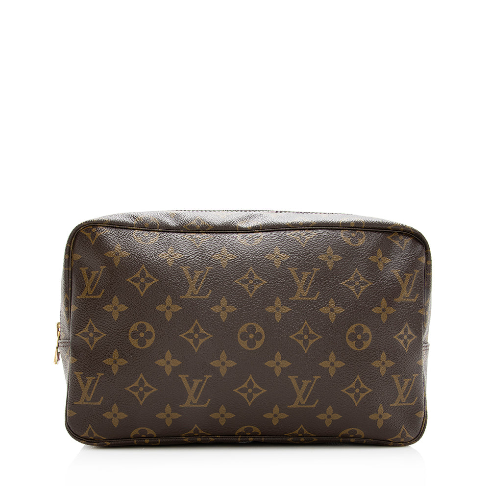 Louis Vuitton Vintage Monogram Canvas Trousse Toiletry Pouch 28 (SHF-20353)