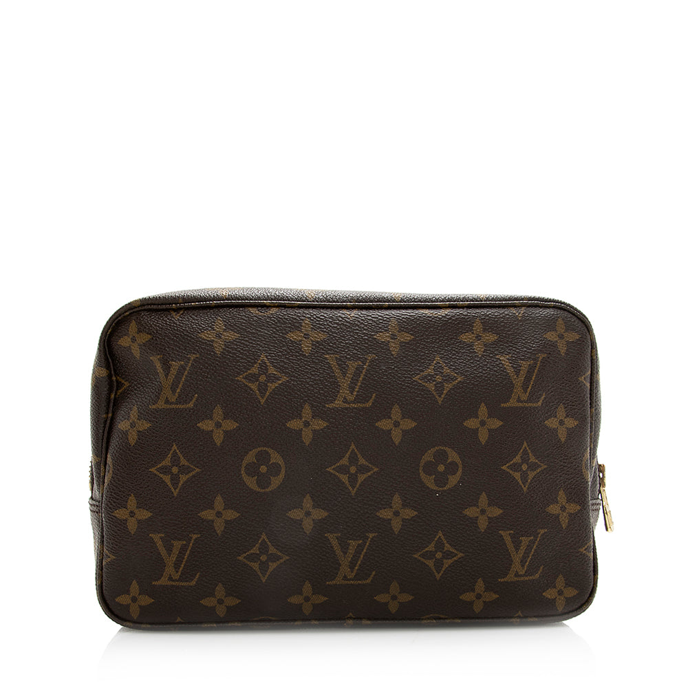 Louis Vuitton Vintage Monogram Canvas Trousse Toiletry Pouch 23 (SHF-20359)