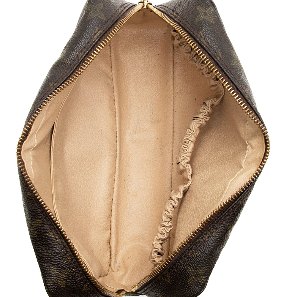 Louis Vuitton Vintage Monogram Canvas Trousse Toiletry Pouch 23 (SHF-20360)