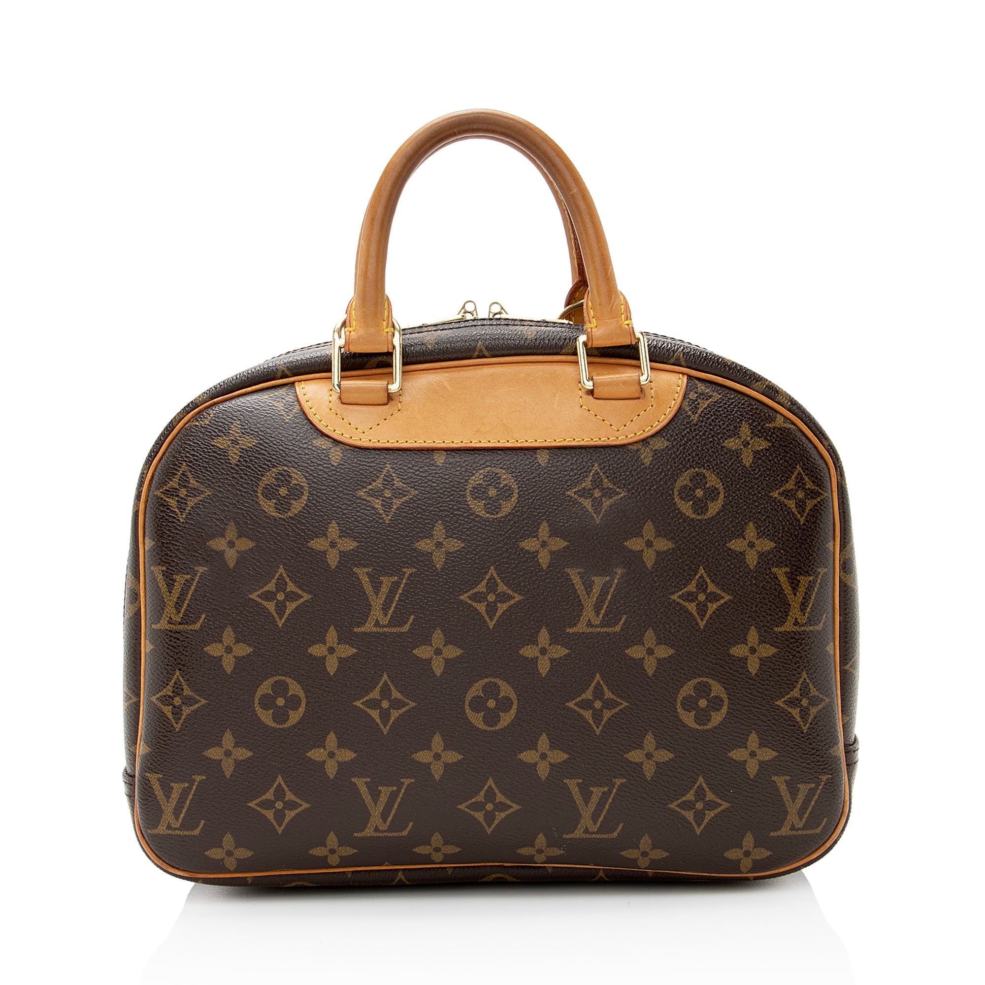 Louis Vuitton Monogram Canvas Trouville Satchel (SHF-22946)