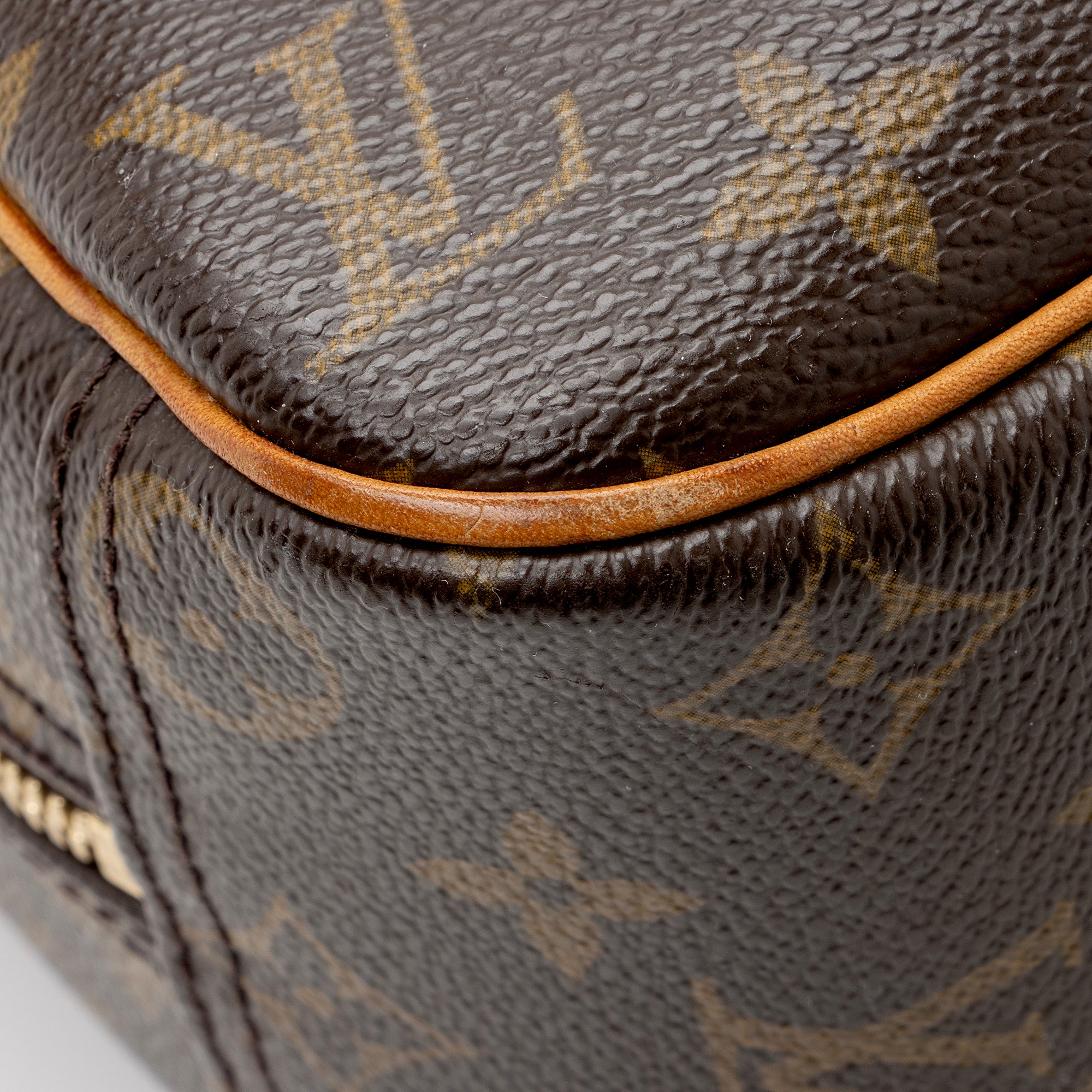 Louis Vuitton Monogram Canvas Trouville Satchel (SHF-22946)