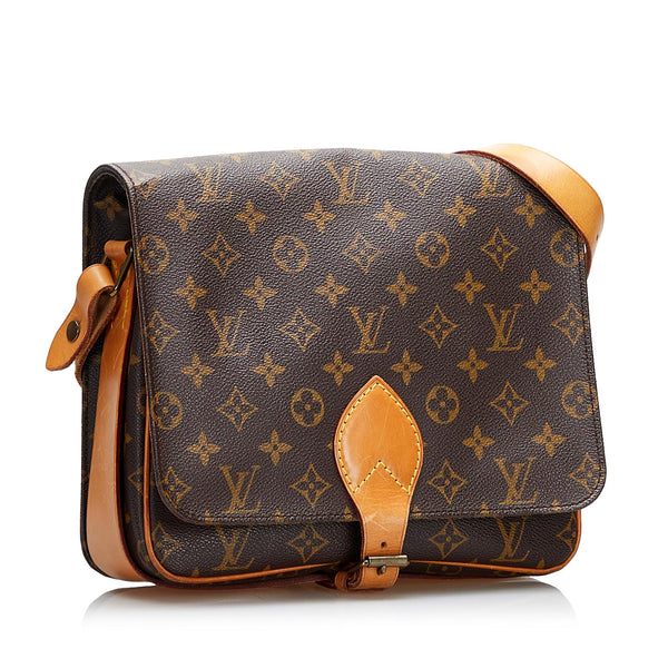 Louis Vuitton Epi Cartouchiere PM - Brown Crossbody Bags, Handbags