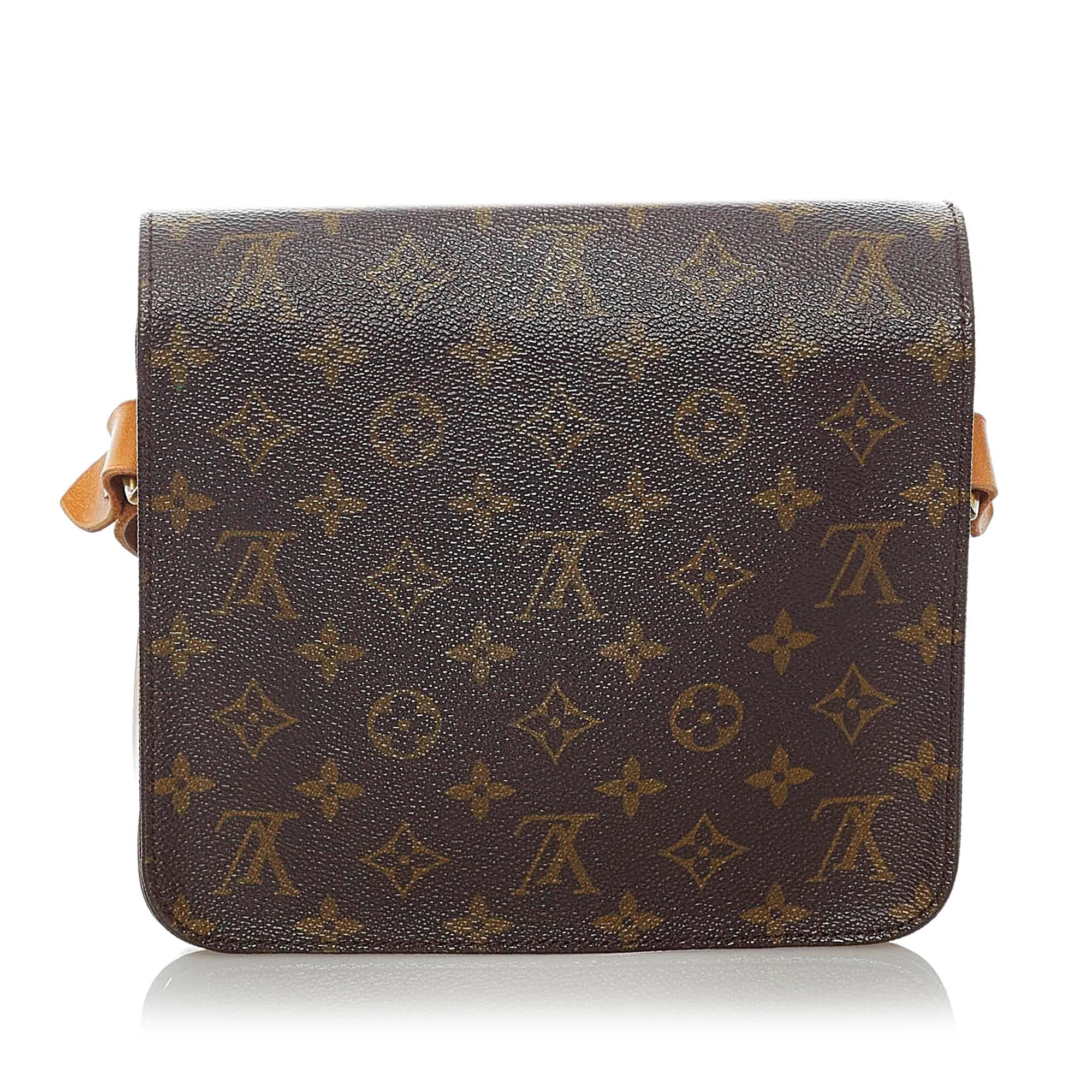 Louis Vuitton Monogram Cartouchiere MM (SHG-32476)