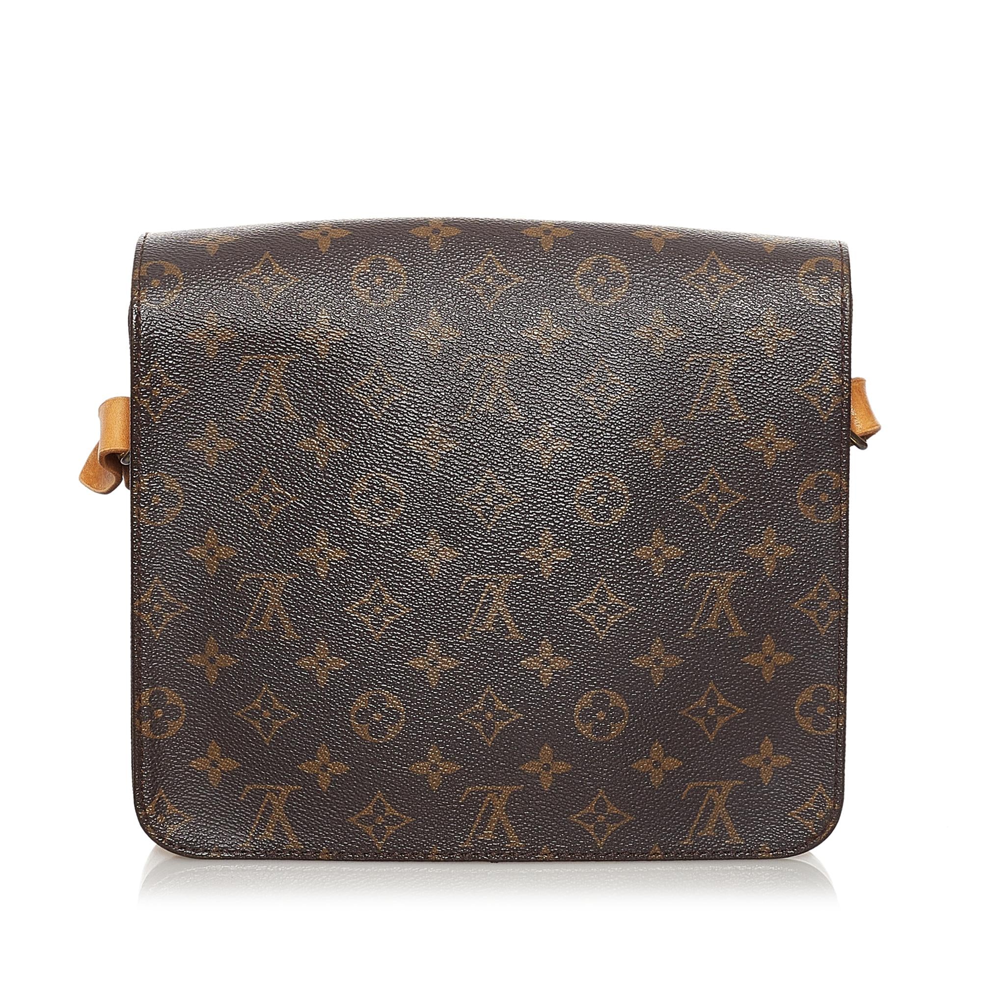 Louis Vuitton Monogram Cartouchiere MM (SHG-33352)