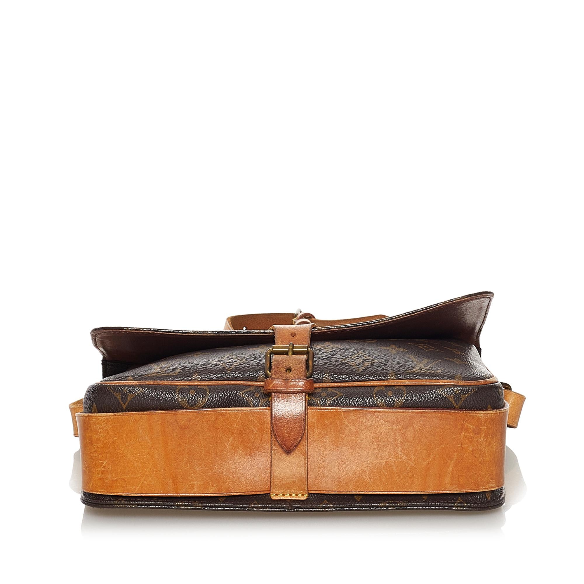 Louis Vuitton Monogram Cartouchiere MM (SHG-33352)