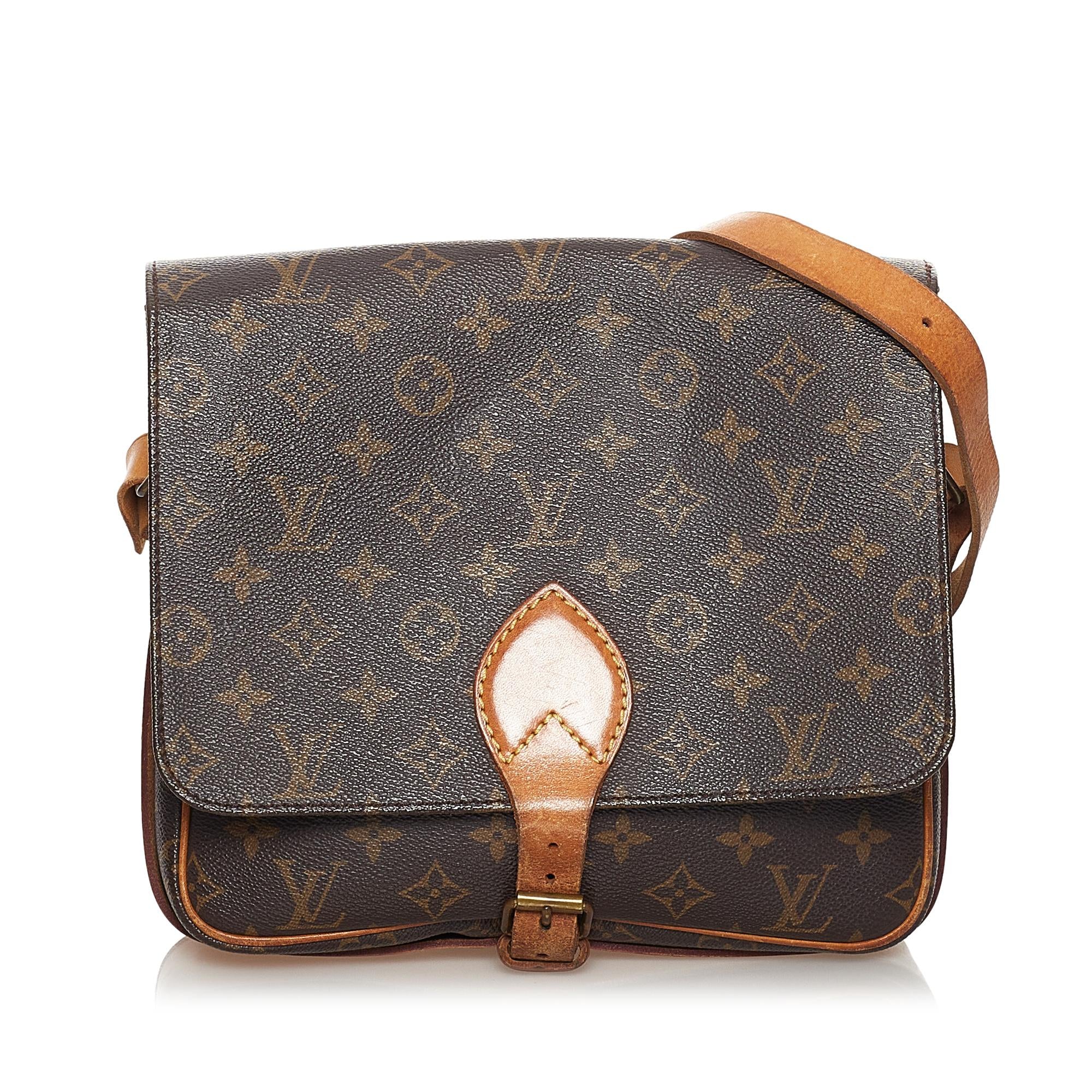 Louis Vuitton Monogram Cartouchiere MM (SHG-33352)