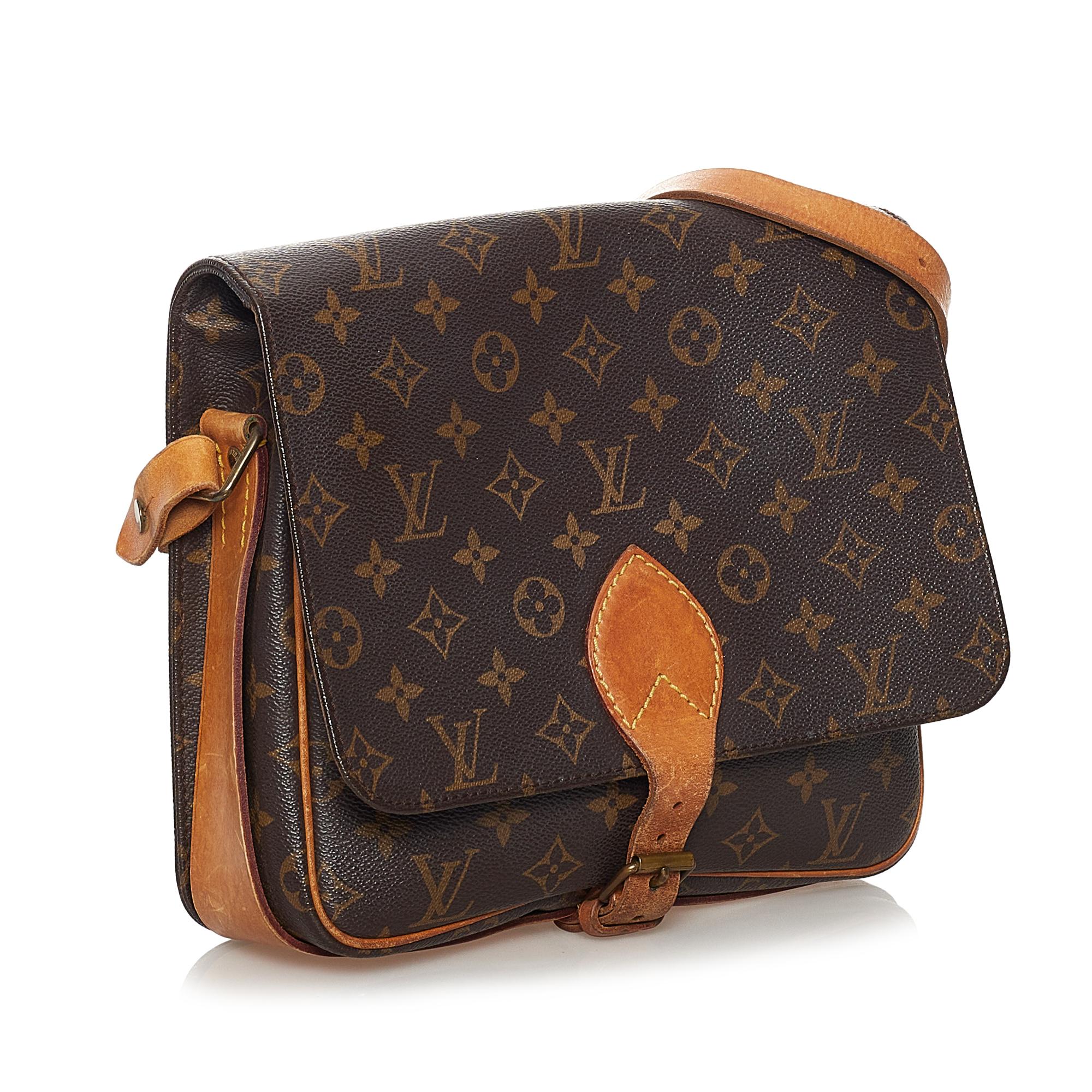Louis Vuitton Monogram Cartouchiere MM (SHG-33352)