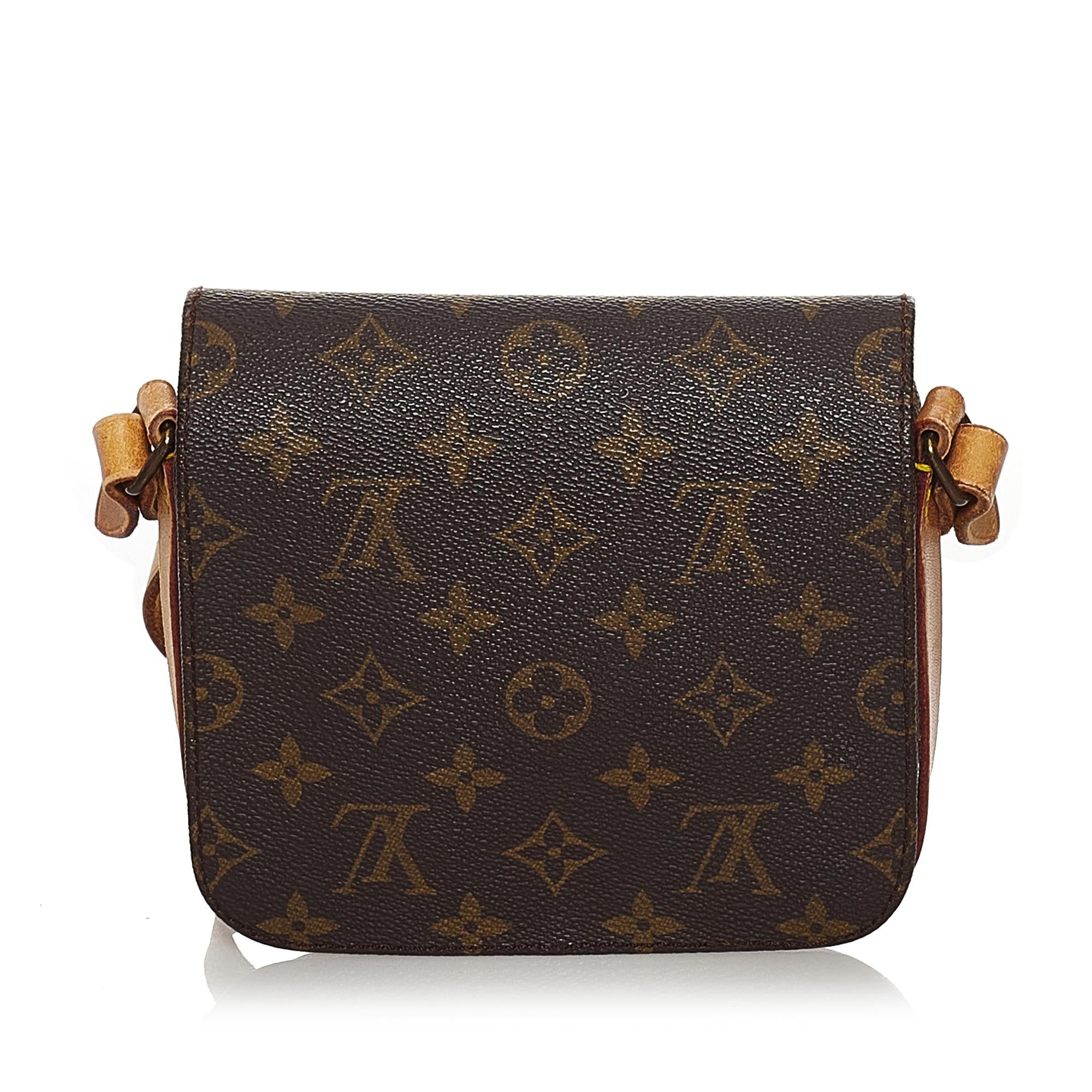 Louis Vuitton Monogram Cartouchiere PM (SHG-32282)