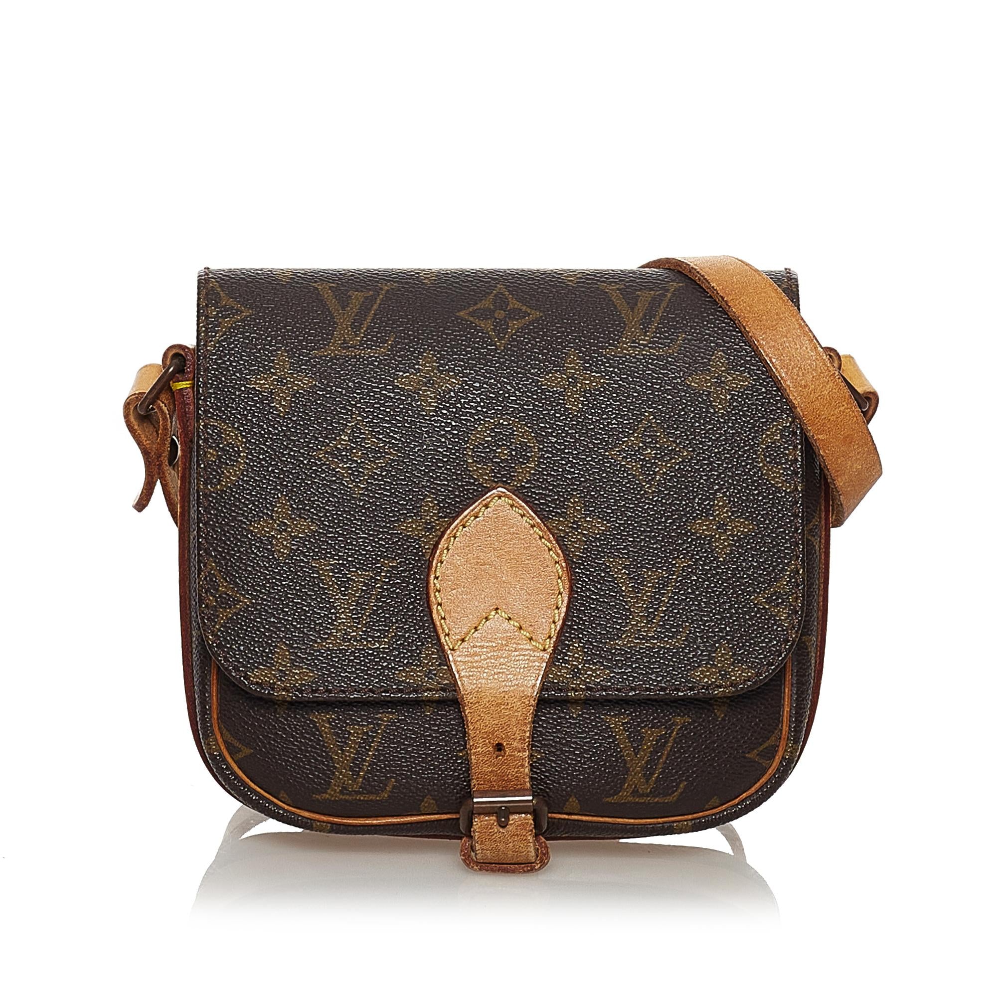 Louis Vuitton Monogram Cartouchiere PM (SHG-32282)