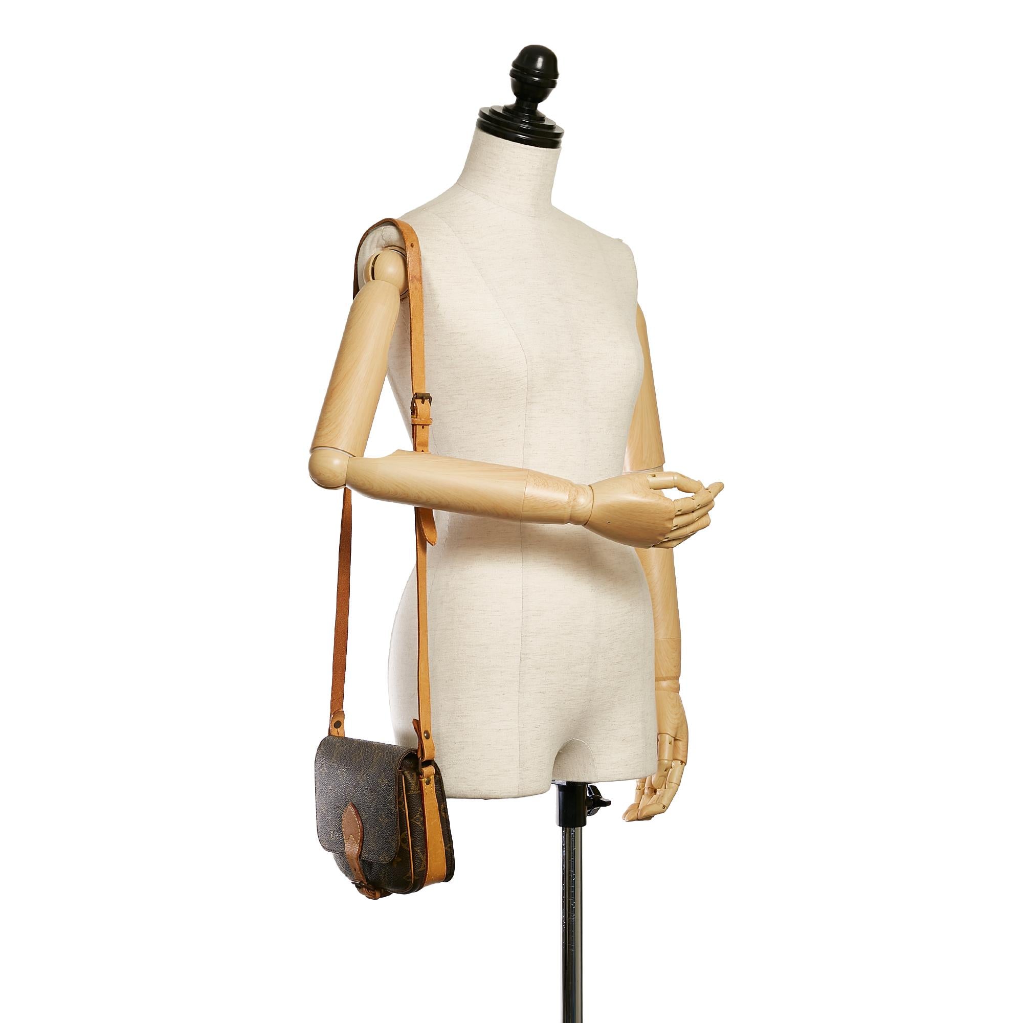 Louis Vuitton Monogram Cartouchiere PM (SHG-32282)