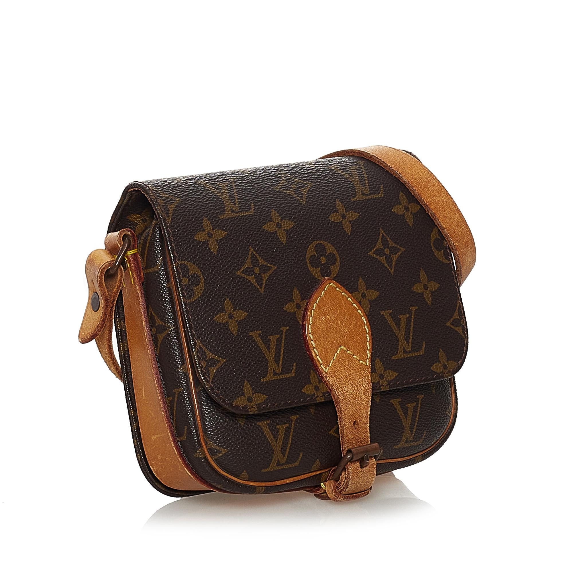 Louis Vuitton Monogram Cartouchiere PM (SHG-32282)