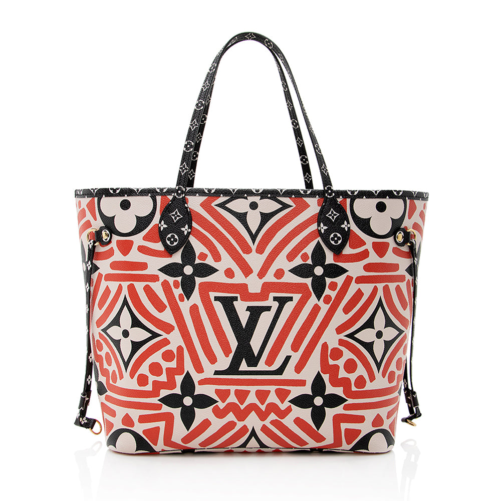 Louis Vuitton Monogram Crafty Neverfull MM Tote (SHF-19035)